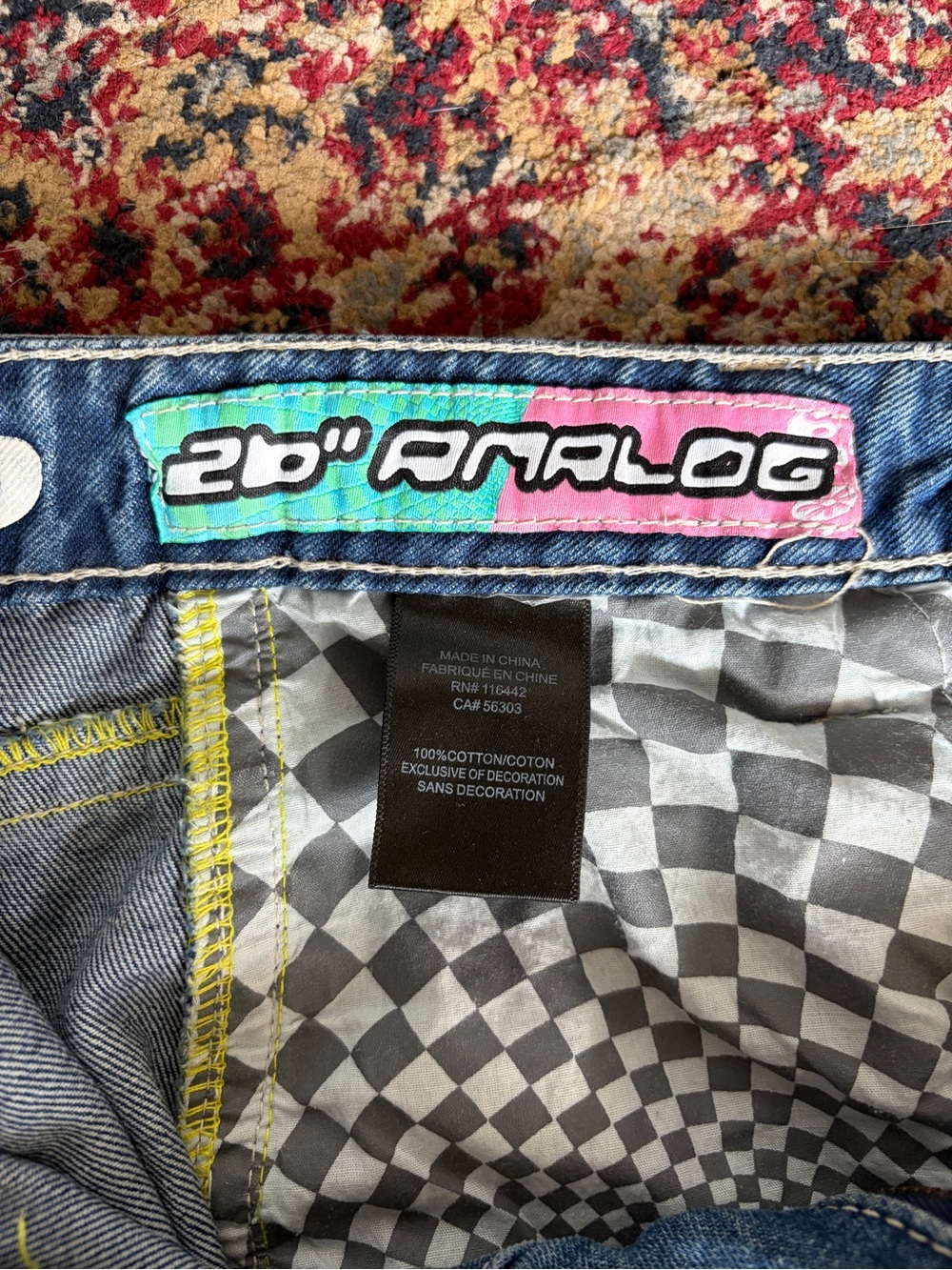 A.LAB Analog Blue Rave Jeans - Picture 5 of 5